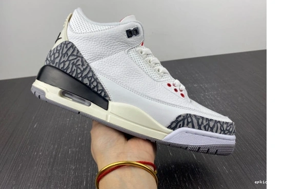 Rep EP DN3707-100 Jordan White Retro DN3707-100 3 Cement Reimagined 0212